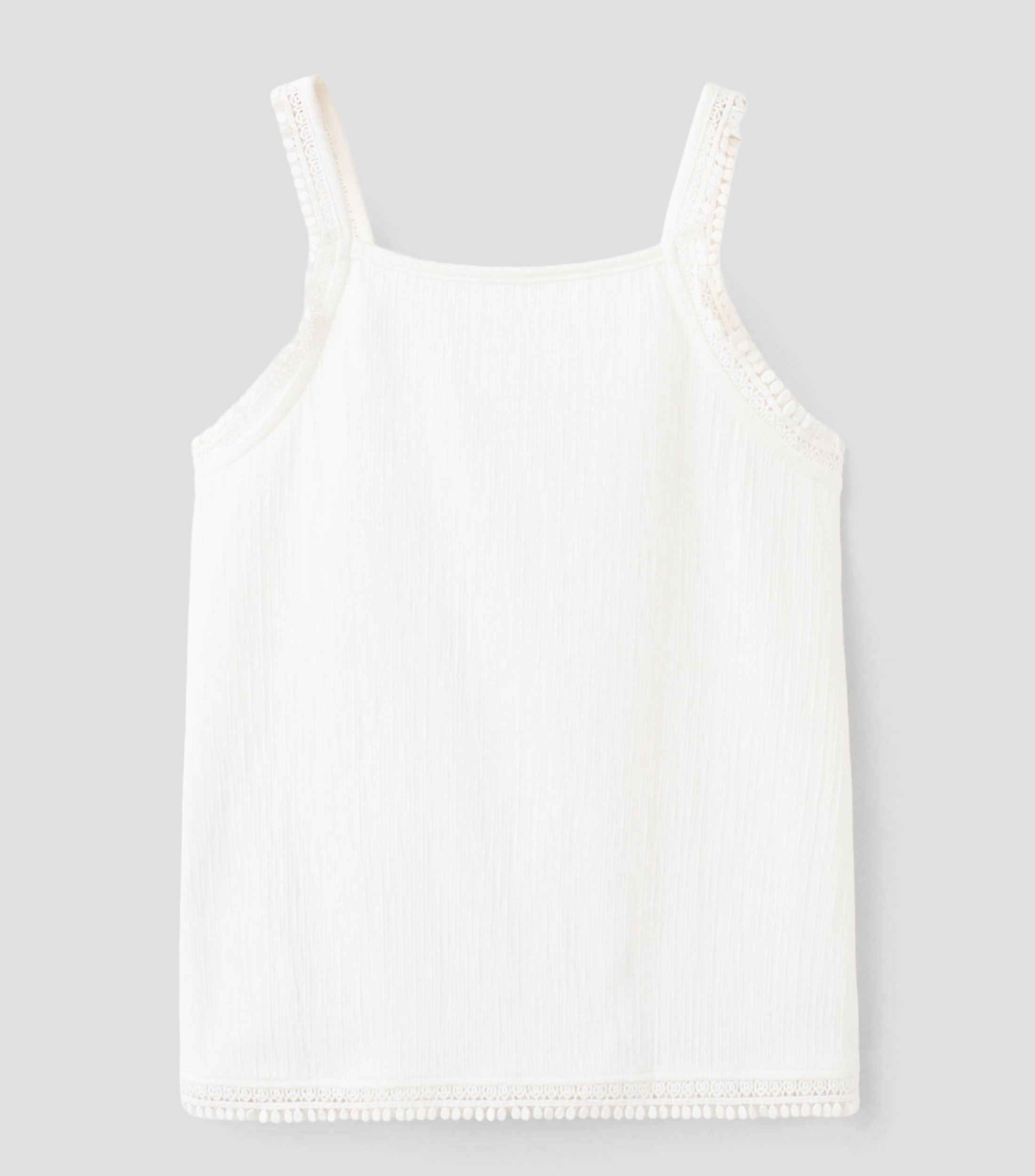 Blusa lisa sin mangas Sandra Niña